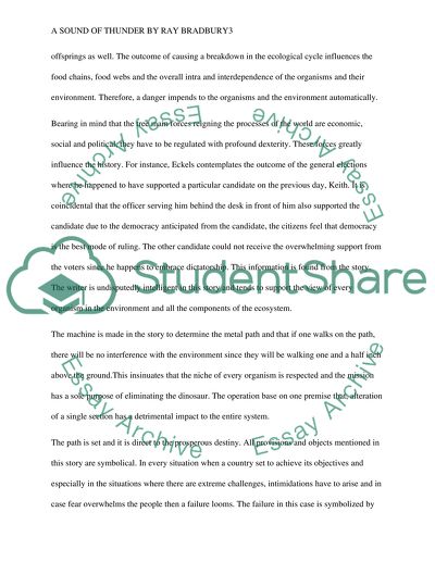 A Sound of Thunder by Ray Bradbury