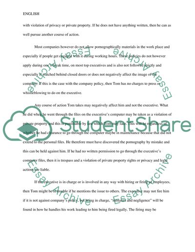 Analyze and diagnose a hypothetical situation