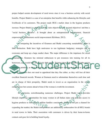 Project Shakti - Hindustan Lever