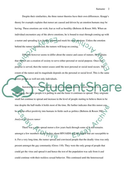 Synthesis and analysis paper