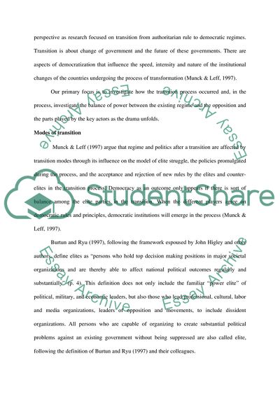 Democratic Transition of South Korea