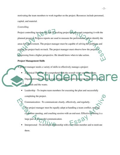 Proceses in Organinzations (Project Managers)