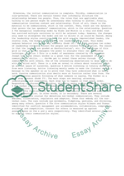 Corporate Communications: Communication for Executives