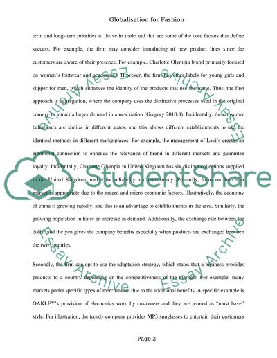 Globalisation for Fashion Brand Charlotte Olympia