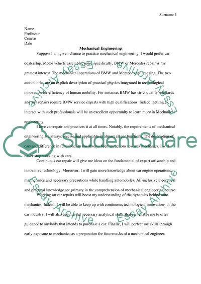 Analysis of Mechanical Engineering