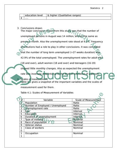 Presentation of statistics using a frequency