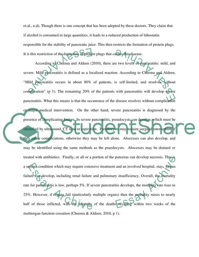 Pathophysiological Concepts of Pancreatitis