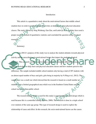 Educational Research