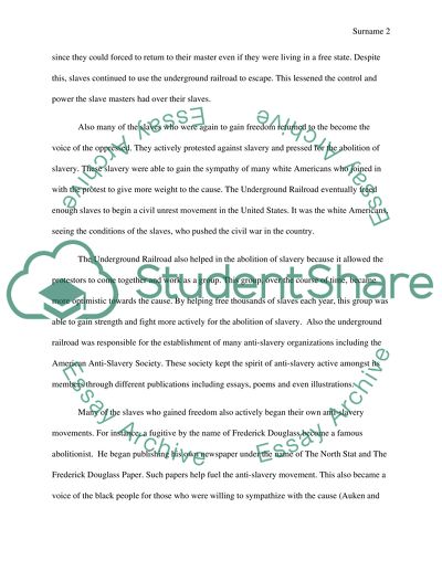 Abolition of Slavery in the United States