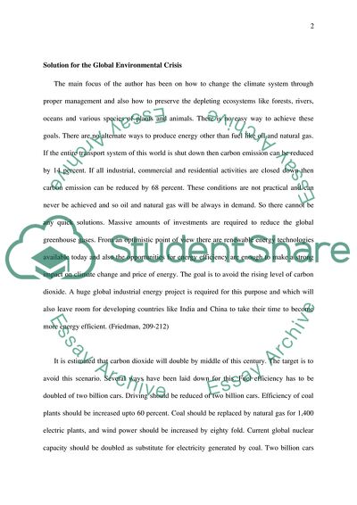 Hot, Flat and Crowded