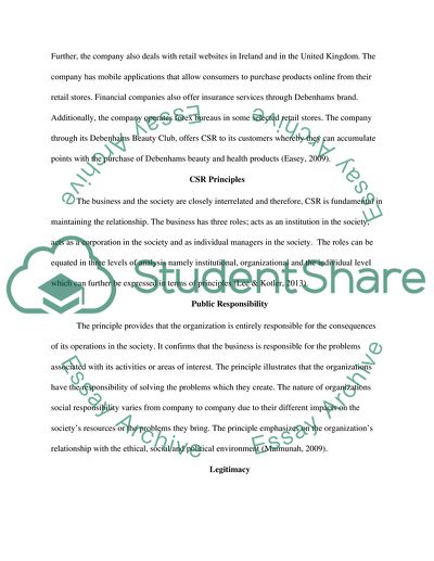 Ethics, Corporate Social Responsibility, and Sustainability Principles