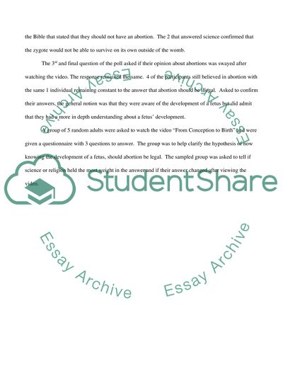 Creating a hypothesis