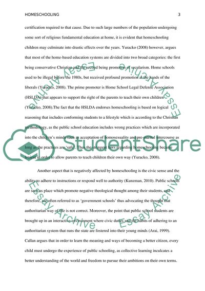 Major Issues in Homeschooling