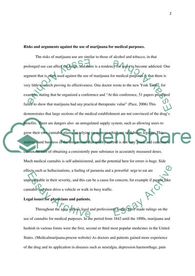 Medical Arguments for the Use of Marijuana
