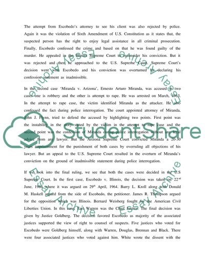 Requirements for Admissible Statements Analysis Case Study