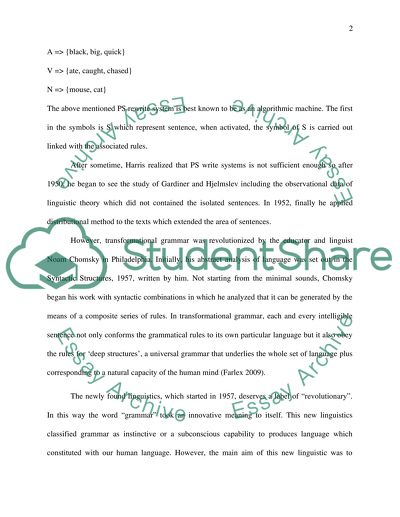 Transformational rules picture