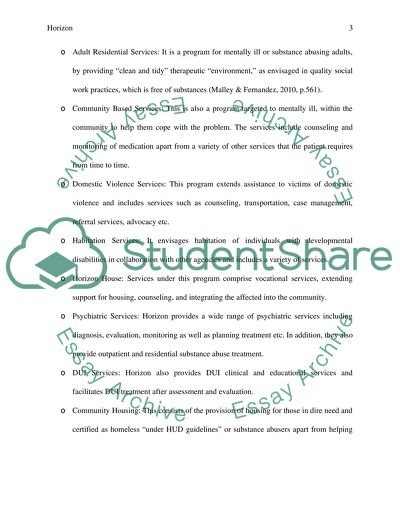 Horizon Human Services