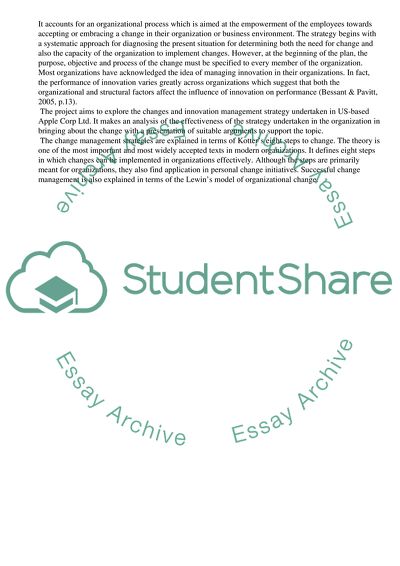 Making Sense of Change Management