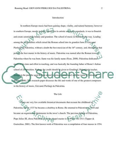 Giovanni Pierluigi da Palestrina