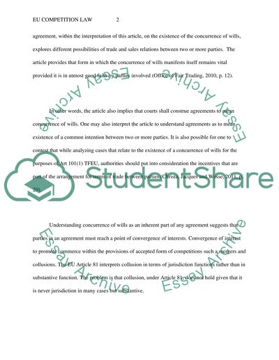 EU Competition Law Issues