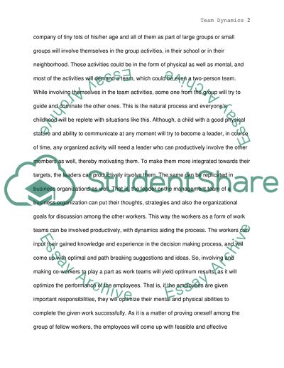 Learning Team Dynamics