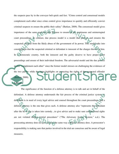 Elements of the Legal System