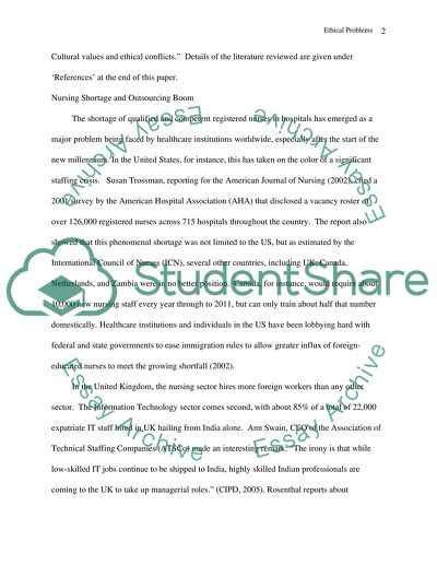 Nursing Shortage and Outsourcing Boom