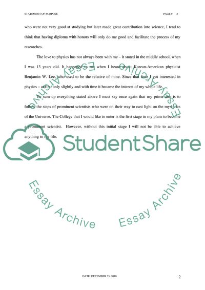 Why I Decided to Enter the Very College