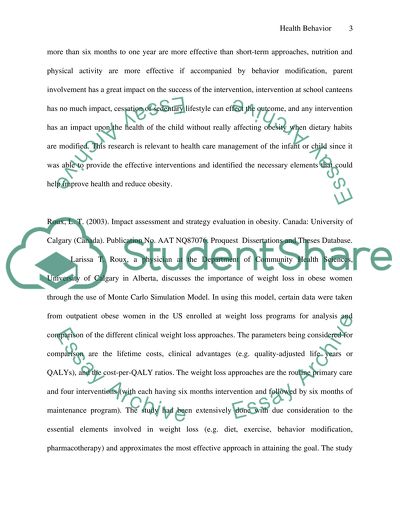 Health Behavior Research & Practice