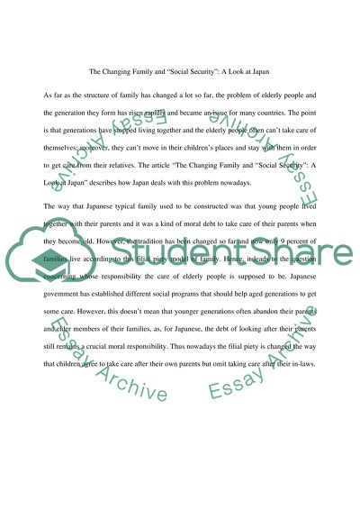 The Structure of Family