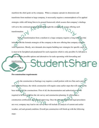 Construction at Santiago Way