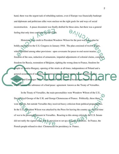 Peak Points in World War I and II