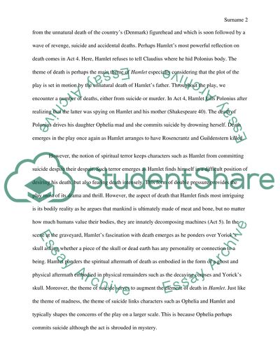 Hamlet by Shakespeare