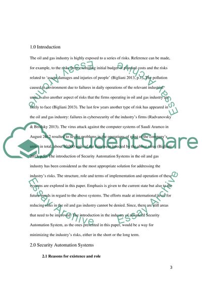 Security Automation in Oil and Gas Companies