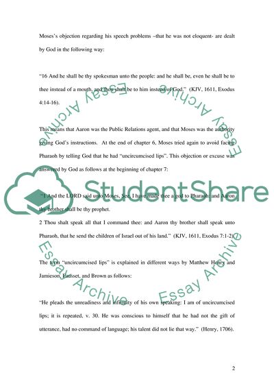 Educational Leadership -Biblical Character Analysis for Public Relations Class