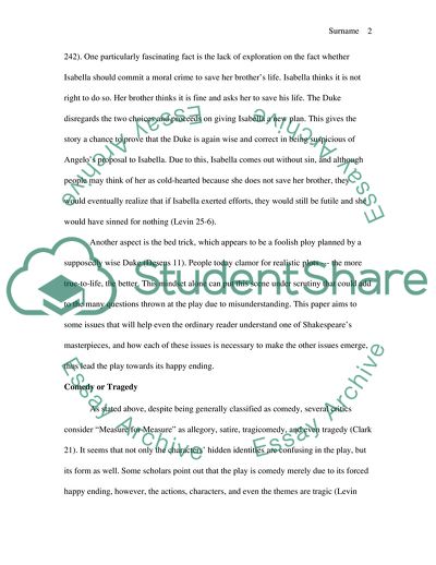 Measure by Measure: A Play Misunderstood