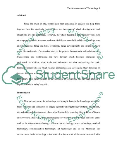 Problems Associated With Advancement in Technology