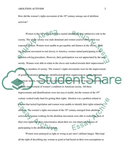 Womens Rights Movement in the 19th Century