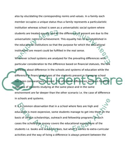 School Class as a Social System