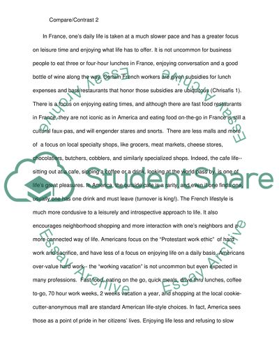 Cest la Vie America vs. French Lifestyles