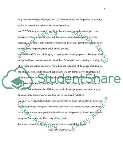 Interactive Educational Tools Design for Children