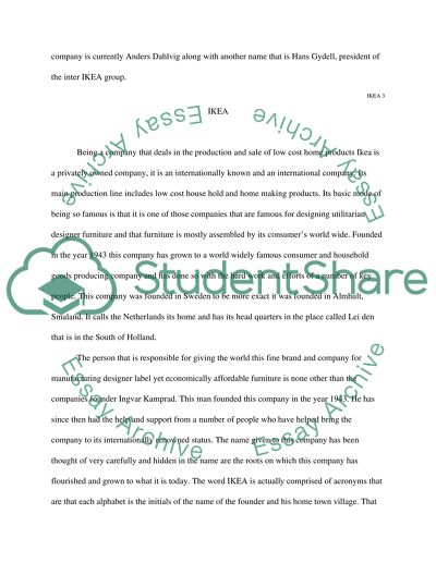 Critical Analysis of IKEA Company