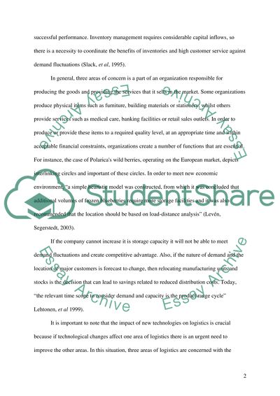 LOGISTICS & OPERATIONS MANAGEMENT 3