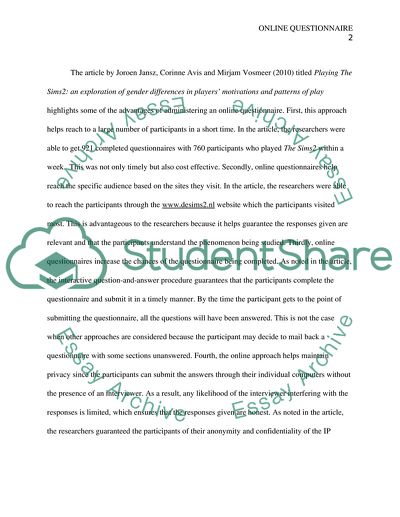 The Sims2 - an Exploration of Gender Differences in Players Motivations