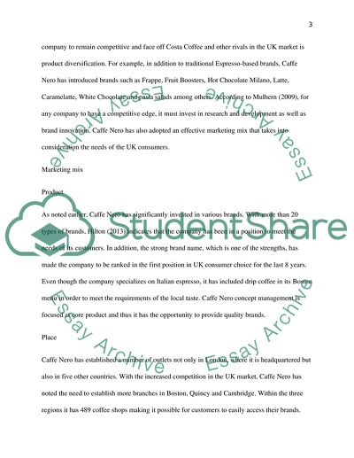 The UK Marketing Strategies of Caffe Nero and Costa Coffee