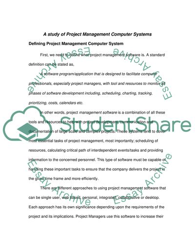 management software essay