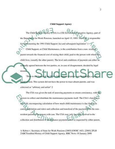 Child Support System