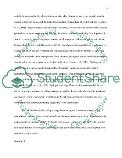 Occupational Therapy in Diabetic Care