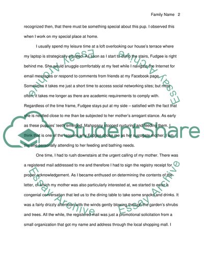 Relationship with the Five Puppies