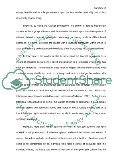 Crime, Punishment, and the American Dream